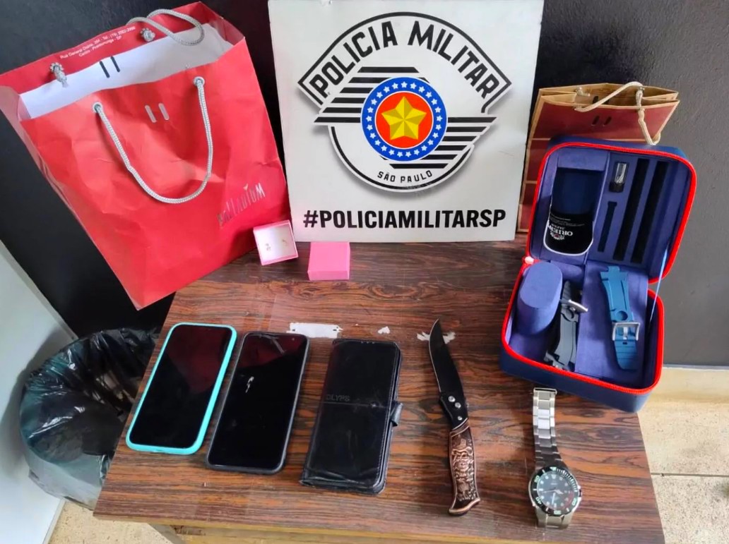PM prende ladrão de joalheria em Pirassununga