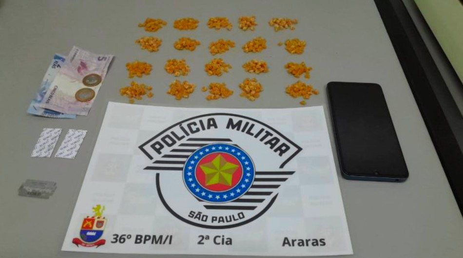 Após desavença, usuário de drogas denuncia traficante à PM em Araras