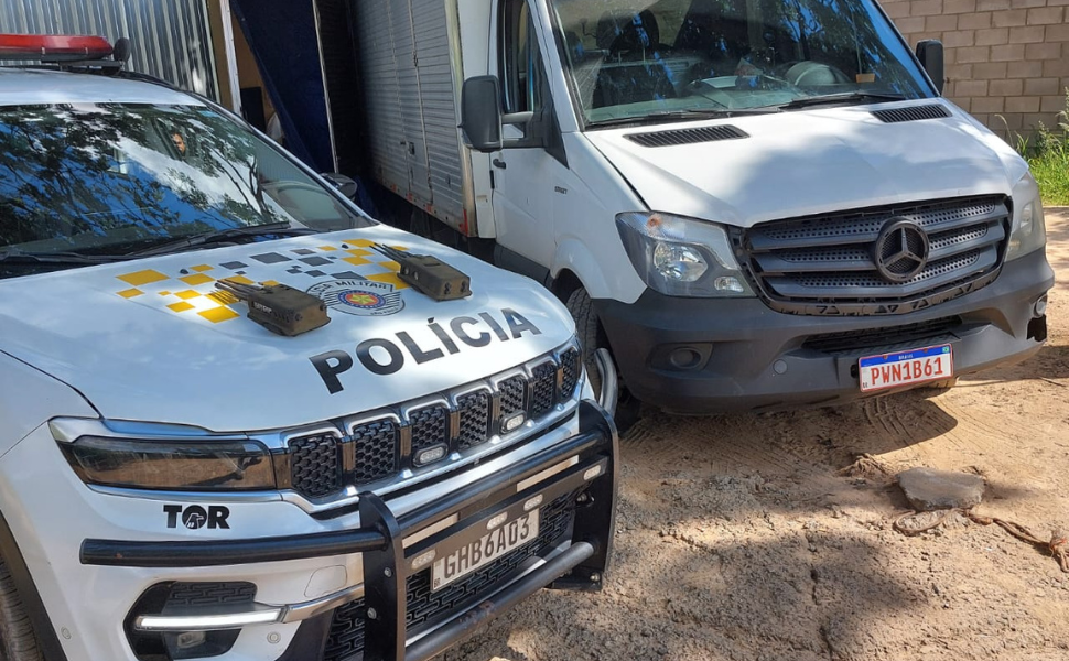 TOR localiza desmanche de veículos em área rural de Campinas (Foto: TOR/PMESP)