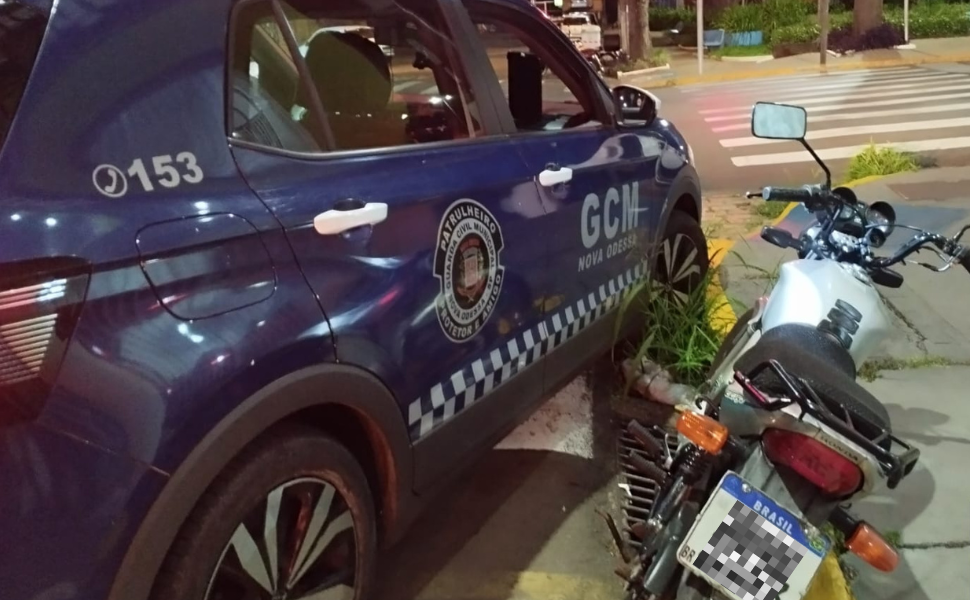 Jovem é preso após perseguição em Nova Odessa (Foto:GCM/Nova Odessa)