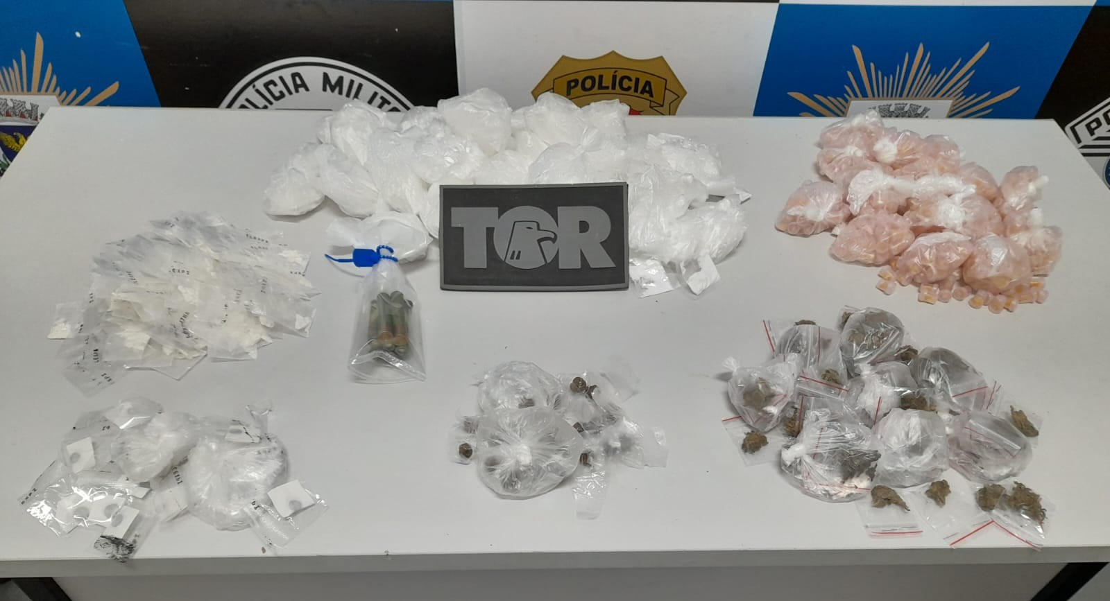 TOR flagra casal com drogas e munições em Campinas