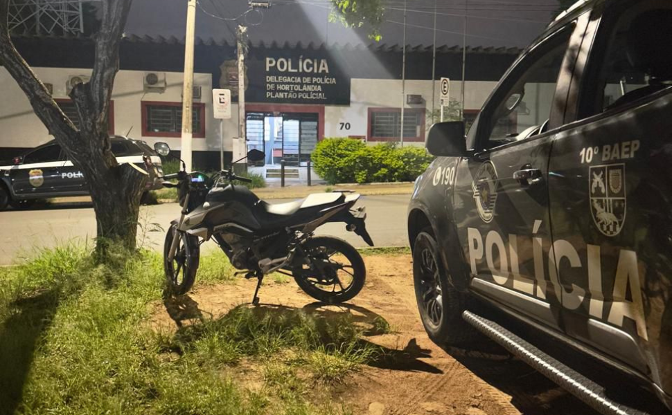 Menor é apreendido com motocicleta furtada em Hortolândia