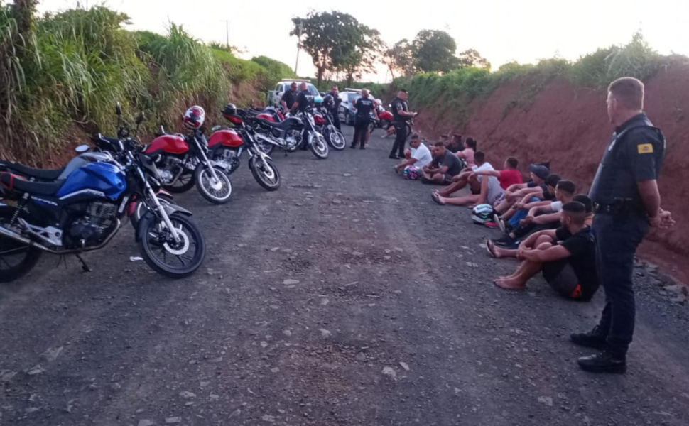 Operação em Mogi Mirim resulta em autuações e apreensão de motocicletas (Foto: GCM/Mogi Mirim)