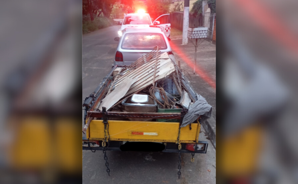 Homem é preso em flagrante por furto em residência em Limeira (Foto: 36ºBPM/I)