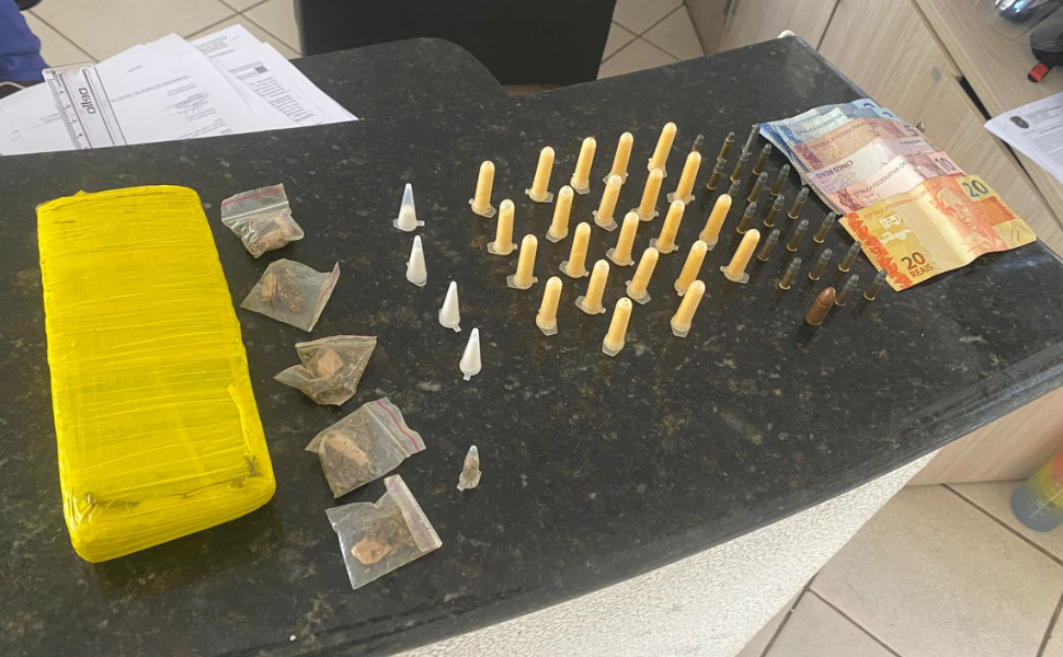 PM prende traficante em condomínio de Indaiatuba (Foto: 47ºBPM/I)