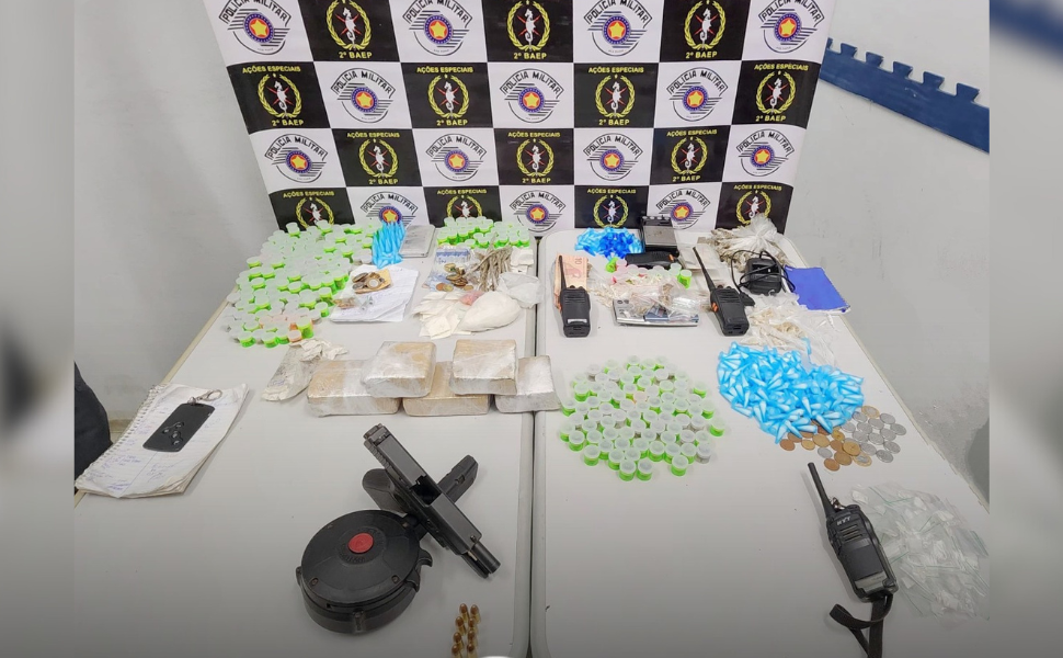 Procurado por tentativa de homicídio contra PM é capturado em Santos (Foto: 2º BAEP)