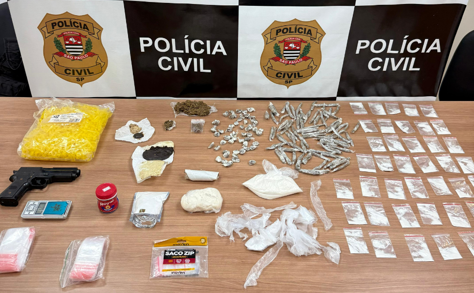 DISE de Piracicaba prende homem por tráfico de drogas (Foto: DISE/Polícia Civil)