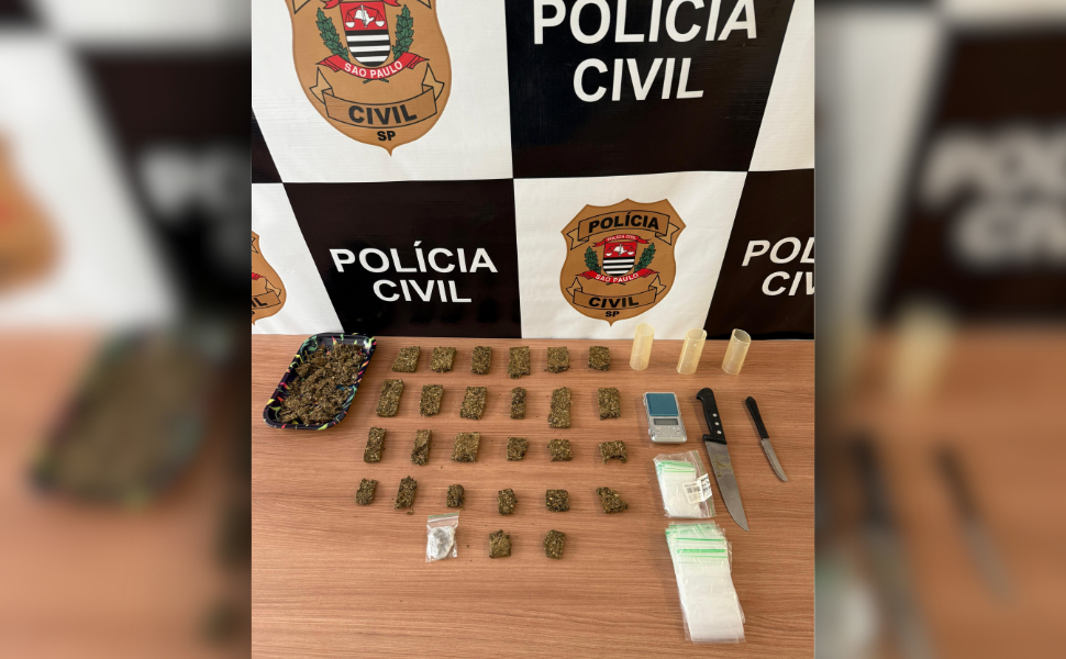 DISE prende homem em flagrante por tráfico em Piracicaba (Foto: DISE/Polícia Civil)
