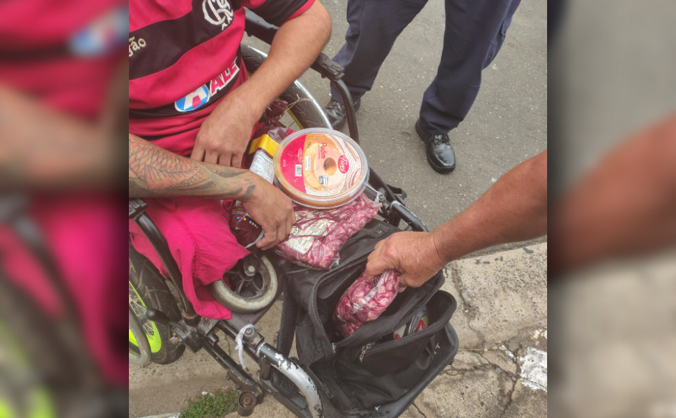 Cadeirante é preso em flagrante por furto em Cosmópolis (Foto: GCM/Cosmópolis)