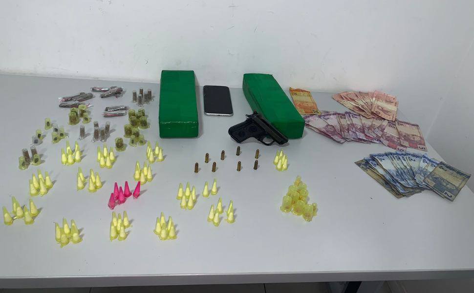 BAEP prende nove pessoas e apreende drogas e arma de fogo em Sorocaba (Foto Divulgação)