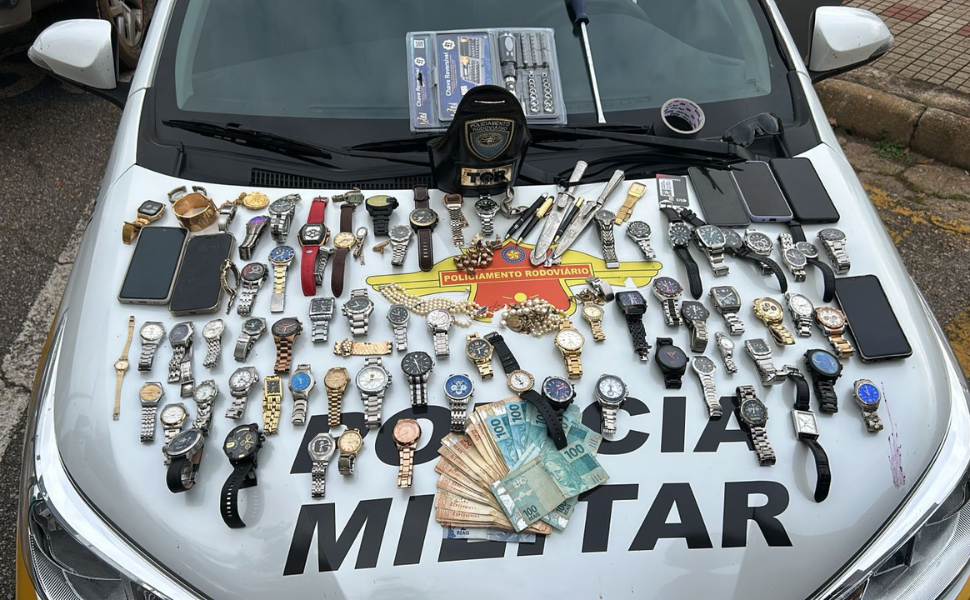 Polícia prende quadrilha especializada em roubos em Tupã (Foto: PMESP)
