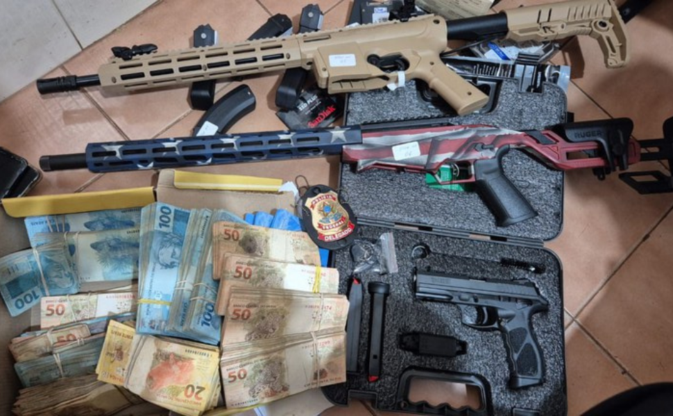 PF deflagra operação contra tráfico interestadual de armas (Foto: Polícia Federal)