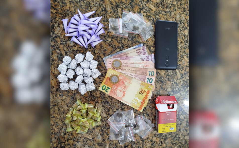 Guarda Municipal prende indivíduo por tráfico de drogas em Santa Bárbara d'Oeste (Foto: GCM/SBO)