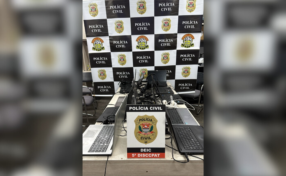 DEIC descobre central de golpes em chácara no interior de SP e prende nove pessoas (Foto: DISCCPAT/Polícia Civil)