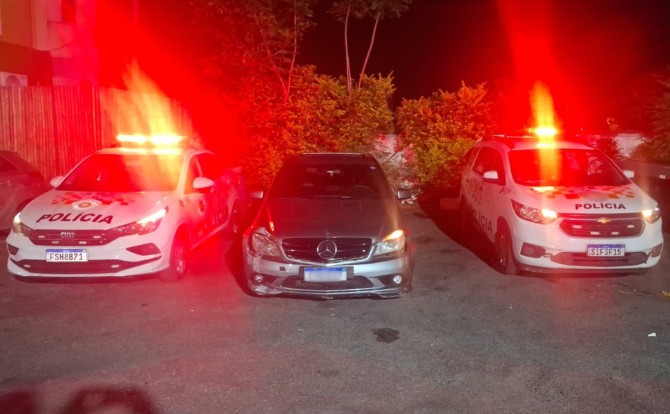 Polícia Rodoviária prende criminoso e recupera carro roubado em Campinas (Foto: 4º BPRv)