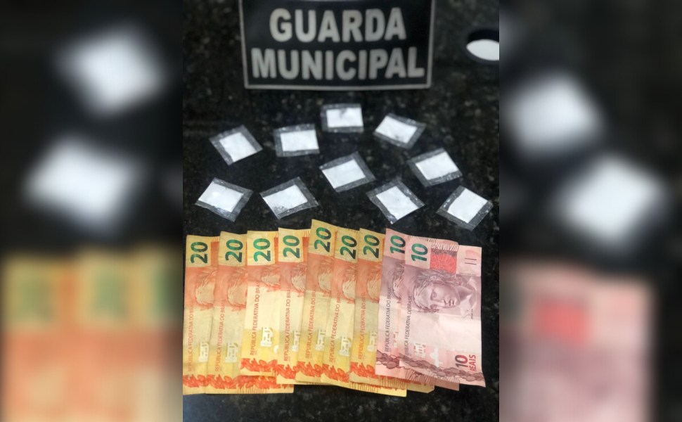 GCM de Paulínia prende indivíduo por tráfico de drogas (Foto: GCM/Paulínia)