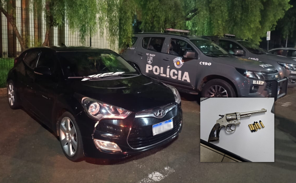 BAEP prende homem por porte ilegal de arma em Conchal (Foto: 10º BAEP)