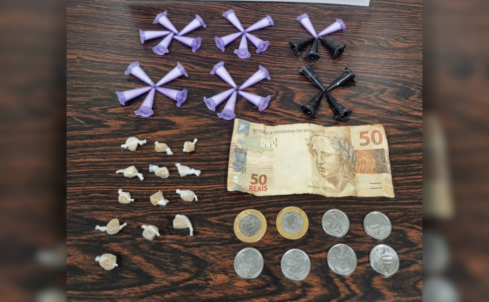 PM e GCM prendem traficante e apreendem drogas em Conchal (Foto: GCM/Conchal)