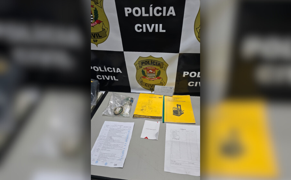 DIG de Americana recupera empilhadeira roubada em Hortolândia (Foto: Polícia Civil)