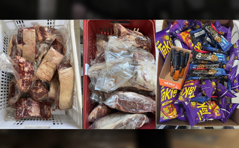 Comerciante é detido em Americana por irregularidades com alimentos (Foto: 19º BPM/I)