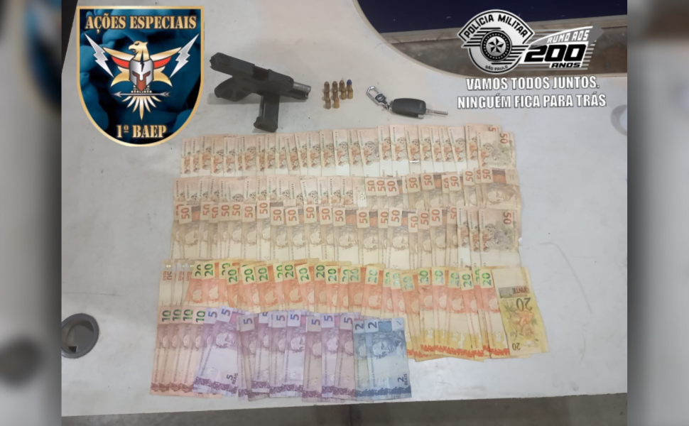 BAEP apreende pistola e prende indivíduo em Campinas (1º BAEP)