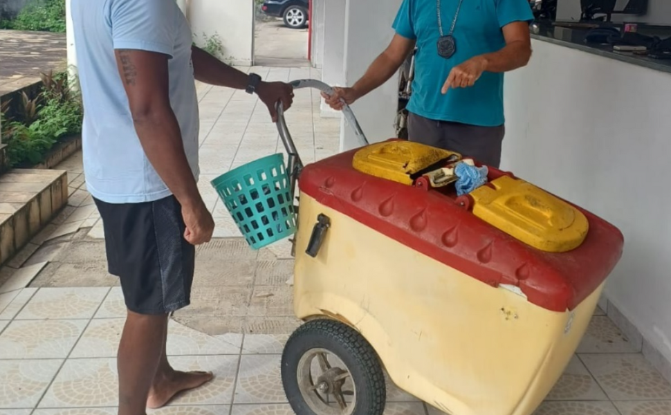 Polícia Civil desmantela esquema de tráfico de drogas em carrinho de sorvete em Itanhaém (Foto: Polícia Civil)