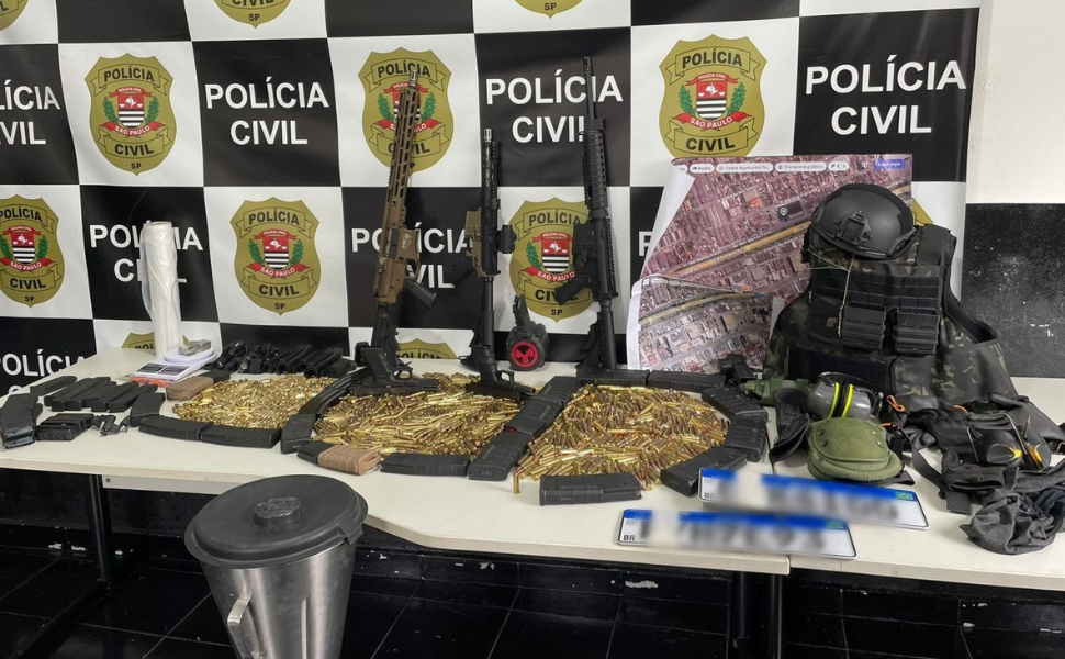 Fornecedor de armas do tráfico é preso em flagrante na zona leste de São Paulo (Foto: Polícia Civil)