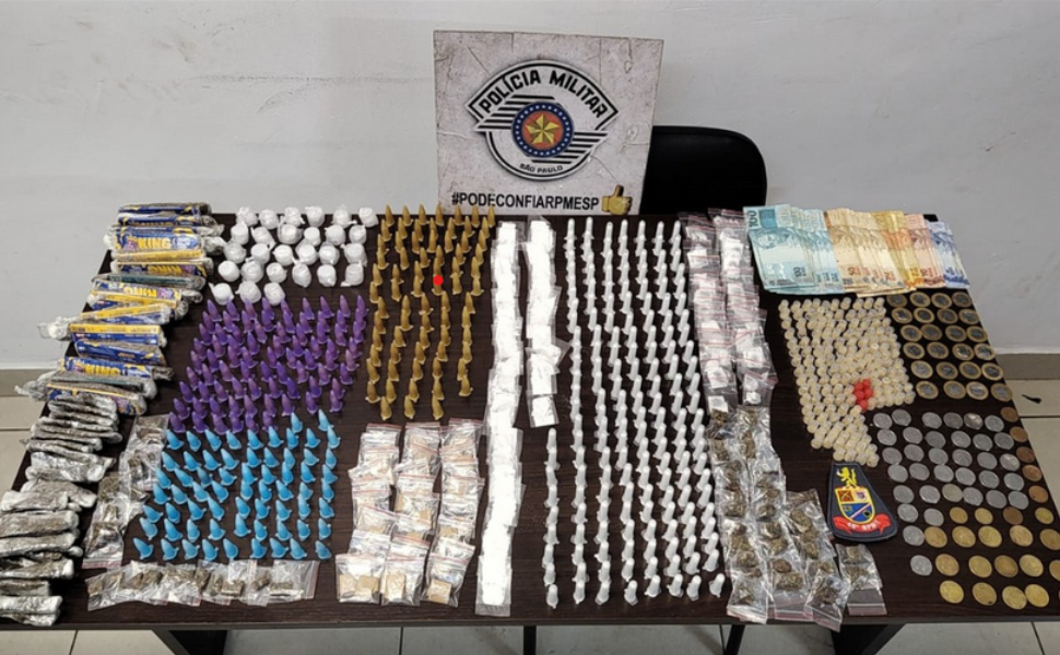 PM prende indivíduo por tráfico de drogas em Sumaré (Foto: 48º BPM/I)