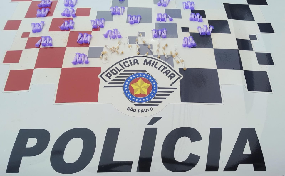 PM prende homem por tráfico de drogas em Piracicaba (Foto: 10º BPM/I)