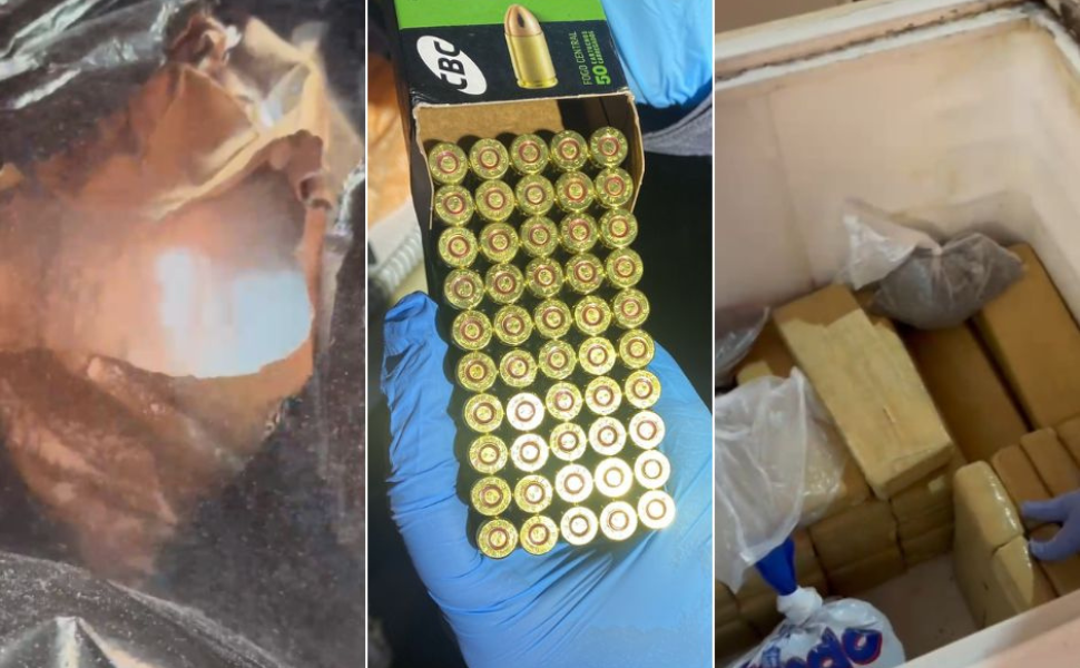 PM estoura casa bomba com mais 300 kg de drogas em Paraisópolis (Foto: 16º BPM/M)