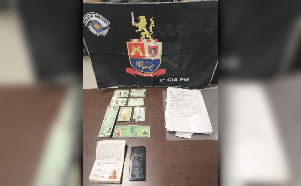 Procurado pela Justiça é preso com documentos falsos em Santa Bárbara d’Oeste (Foto: 19º BPM/I)