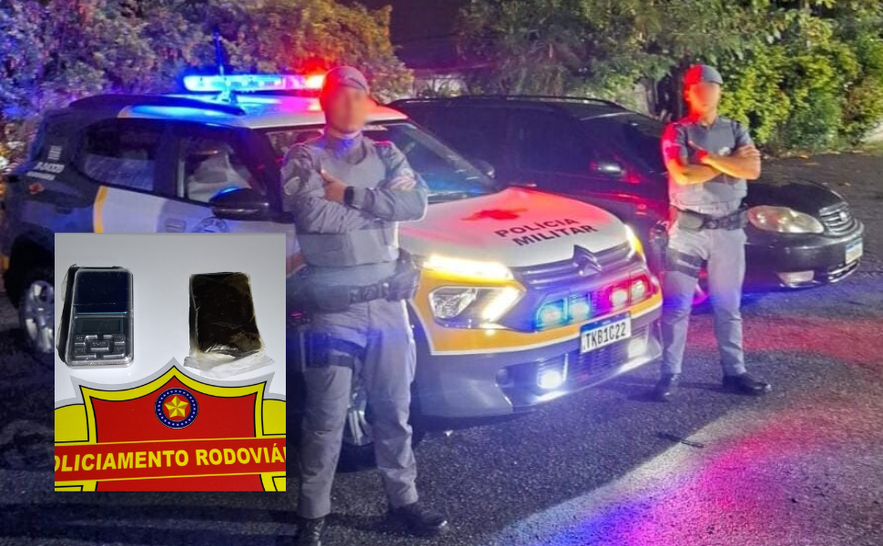 Polícia Rodoviária flagra irmãos com droga em Campinas (Foto: 4º BPRv)