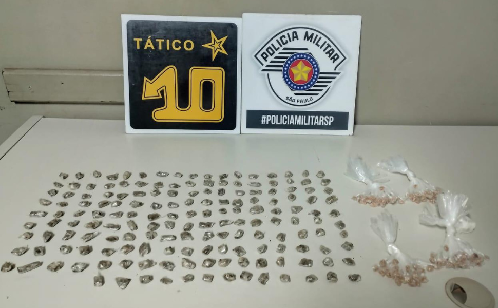 Força Tática prende homem por tráfico de drogas em Piracicaba (Foto: 10º BPM/I)