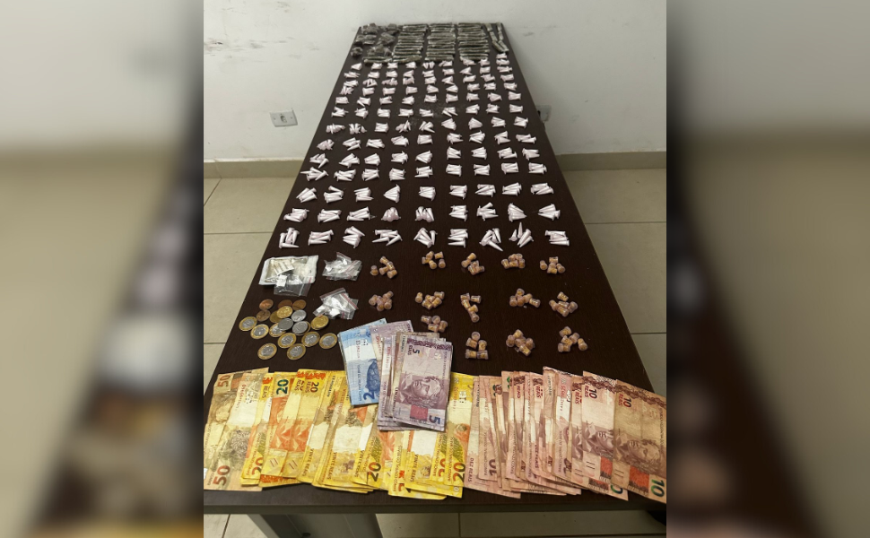 Flagrante em condomínio termina com prisão por tráfico de drogas em Sumaré (Foto: 48º BPM/I)
