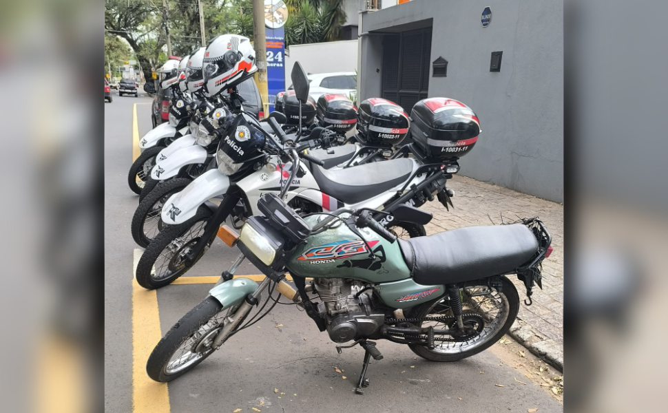 Motociclista é detido pela ROCAM por adulteração em Piracicaba (Foto: 10º BPM/I)