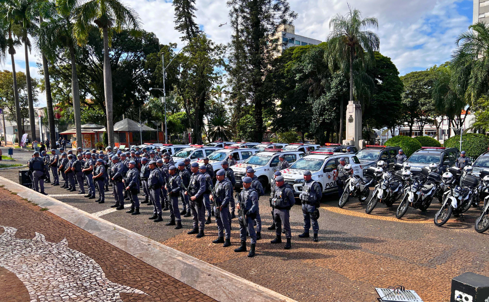 PM deflagra Operação Impacto Matricial em Americana (Foto: Caio Lausi / Policial Padrão)
