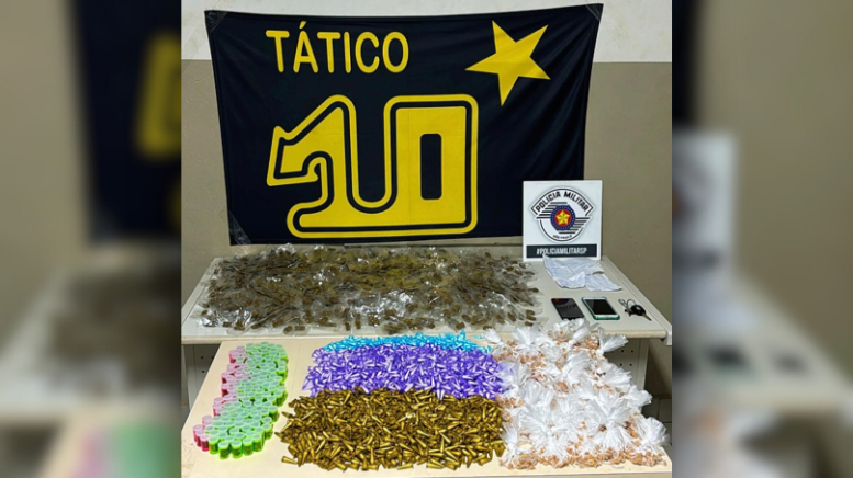 Força Tática prende duas mulheres por tráfico de drogas em Piracicaba (Foto: 10º BPM/I)