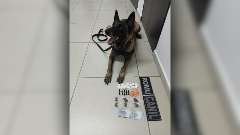 GCM de Monte Mor prende homem por tráfico de drogas no Jardim Paulista (Foto: GCM/Monte Mor)