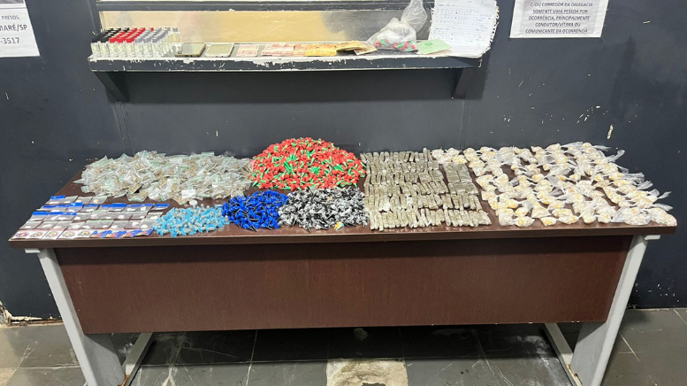 BAEP flagra tráfico de drogas em residência de Hortolândia (Foto: 10º BAEP)
