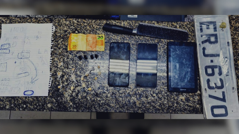 GCM flagra tráfico de drogas e prende homem em Jaguariúna (Foto: GCM/Jaguariúna)