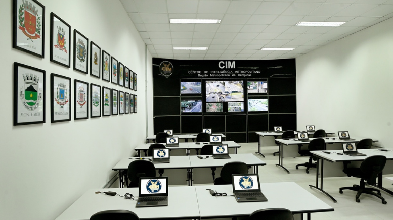 Campinas inaugura Centro de Inteligência Metropolitano (CIM) com integração de GCMs de 20 cidades (Foto: Carlos Bassan / Prefeitura de Campinas)