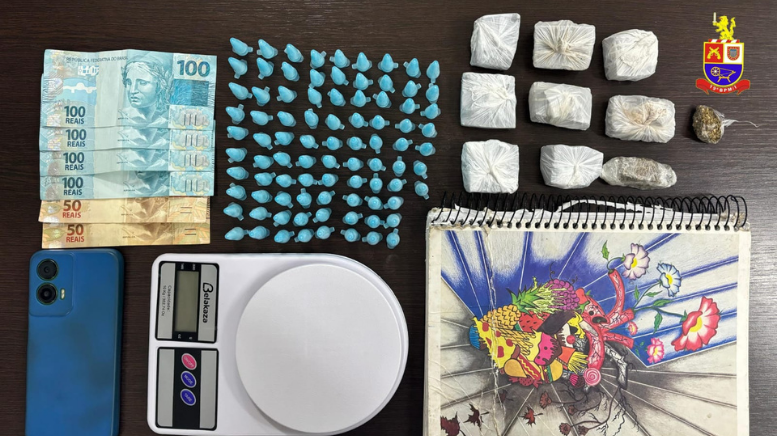 Polícia Militar prende homem por tráfico de drogas em Artur Nogueira (Foto: 19º BPM/I)