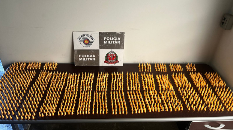PM apreende mais de 1.200 porções de cocaína em residência de Piracicaba (Foto: 10º BPM/I)