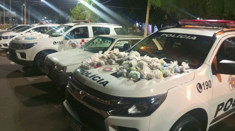 Força Tática estoura casa bomba e apreende mais de 15 kg de drogas em Conchal (Foto: 36º BPM/I)