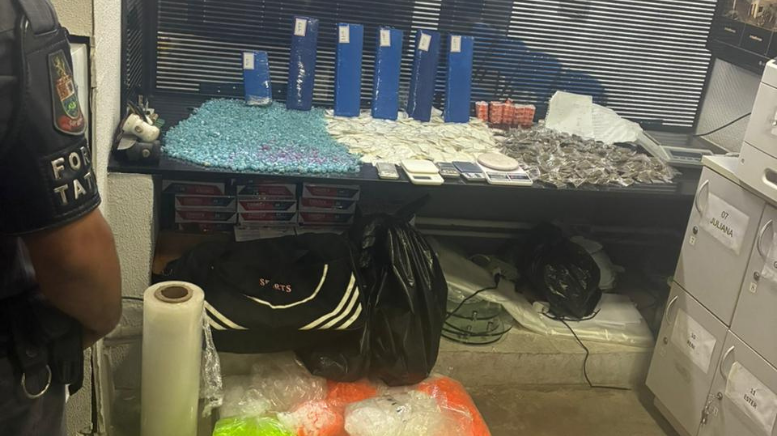 Força Tática apreende mais de 10 kg de drogas em imóvel desocupado em Itatiba (Foto: 49º BPM/I)
