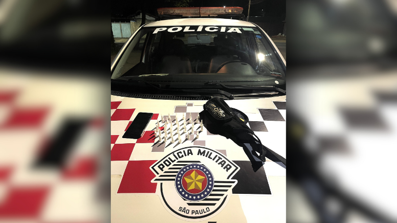 Homem é preso por tráfico de drogas após perseguição em Piracicaba (Foto: 10º BPM/I)