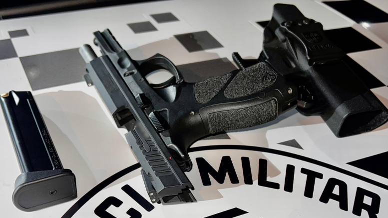 Homem é preso por porte ilegal de arma e ameaça após desacerto de dívida em Santa Bárbara d’Oeste (Foto: 19º BPM/I)