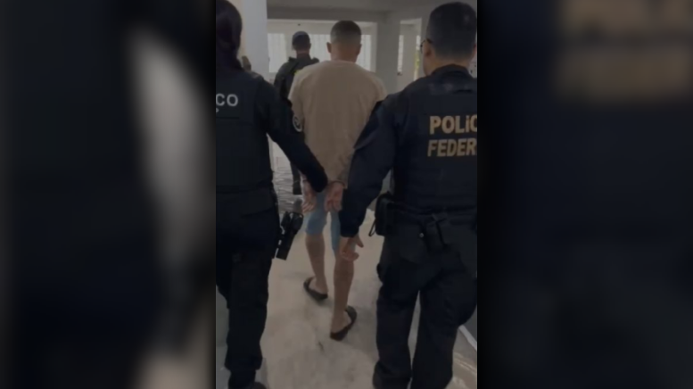 Líder do "Bonde do Maluco" é capturado pela Cavalaria em operação em São Paulo (Foto: Divulgação)
