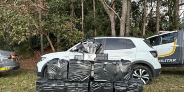 Polícia Federal e Polícia Militar Rodoviária apreendem 440 kg de cocaína e arsenal de guerra