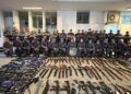 Operação conjunta apreende 183 armas de fogo em Americana (Foto: PMESP)
